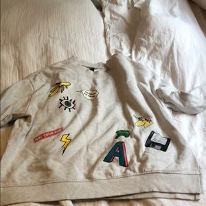 Graphic sweater